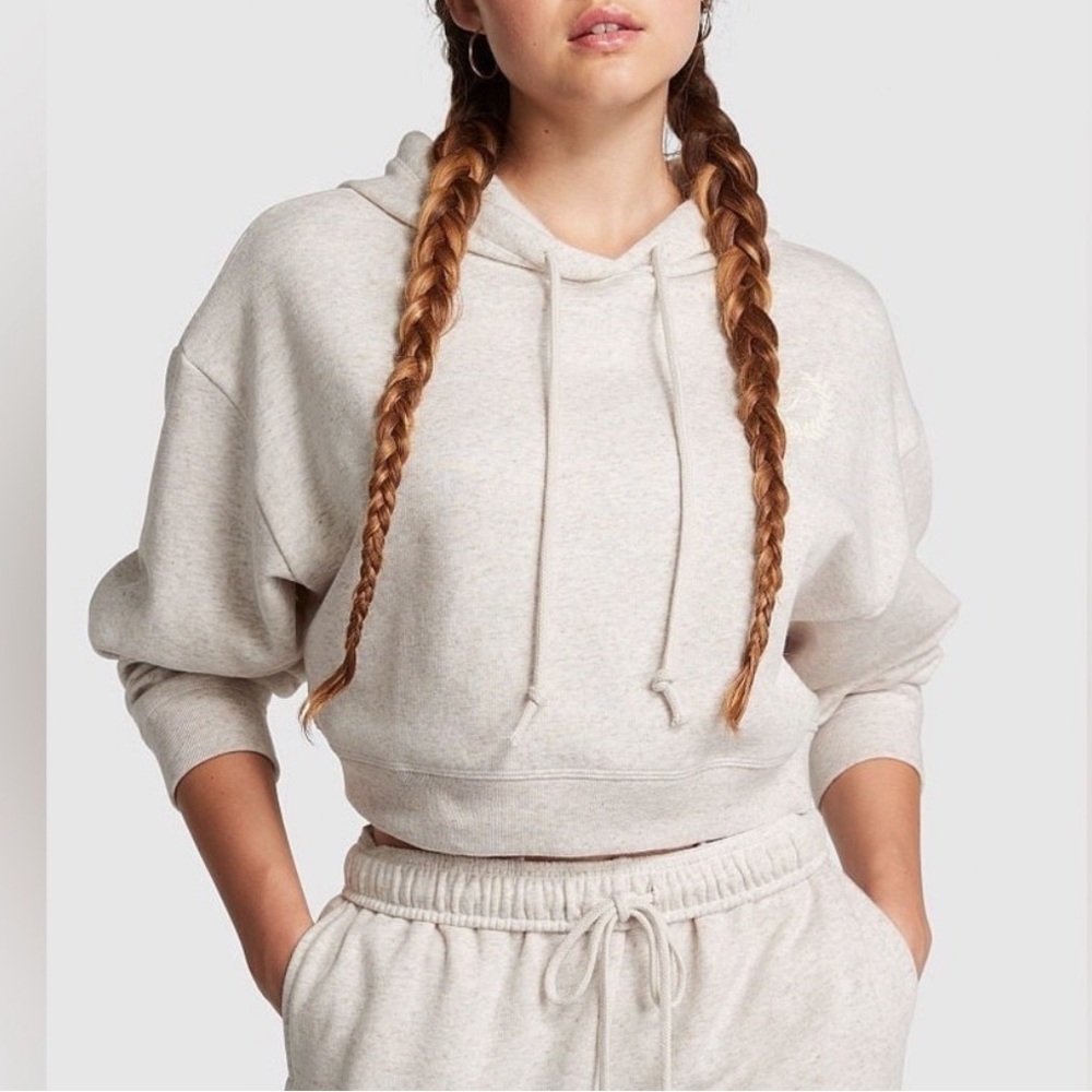 PINK - Everyday Fleece Cropped Sweatshirt